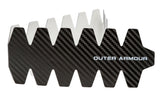 Outer Armour Racket Protector - Carbon Fibre